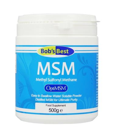 MSM Powder Ultra Pure OptiMSM Sulphur Supplement for Joints Skin Hair & Nails - 500 Grams