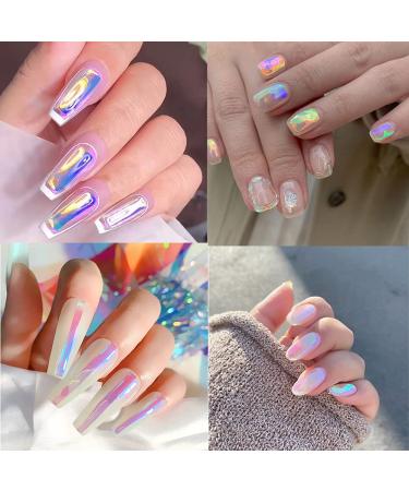 CHANGAR Ice Cube Aurora Glass Nail Art Stickers - 5 Boxes - Buy Online on GoSupps.com