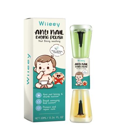 Anti Nail Biting Polish - Nail Biting Prevention for Teenager - Stop Nail Biting Nail Polish - Discourages Nail Biting and Thumb Sucking Clear Nail Varnish - Stop Biting Nails for Teenager