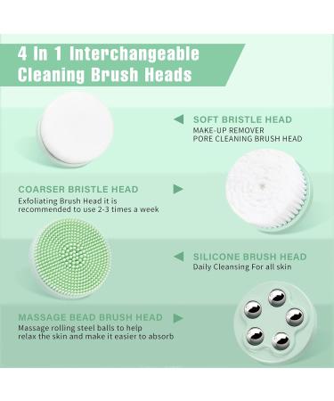 Easterville Replacement Cleansing Facial Brush Head-4pc (E-brush head) - Buy Online on GoSupps.com