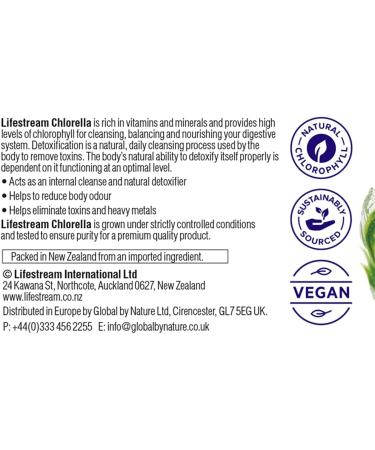 Lifestream - Chlorella - Powder - 100g - Buy Online on GoSupps.com