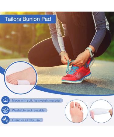 Haofy Bunionette Corrector - 6 Pack Silicone Gel Little Toe Support for Men & Women | One Size Fits All - Buy Online on GoSupps.com