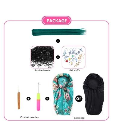 Handmade 20-Inch Synthetic Dreadlock Extensions - Thin 0.6cm Crochet Hair Soft Hip-Hop Style 20 Strands | Color BD# Vol# 20inch - Buy Online on GoSupps.com