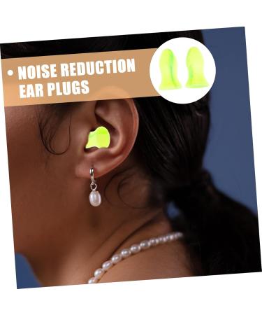 FOMIYES Green Earbuds for Snoring | Noise-Cancelling Sleep Plugs | Comfortable & Soft for Travel | 2 Pairs - Buy Online on GoSupps.com