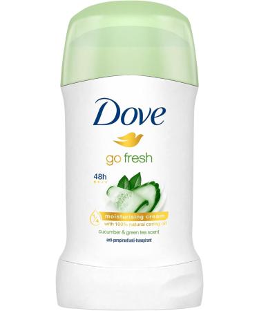 Dove Go Fresh Cucumber and Green Tea Deodorant Stick 40ml Pack of 6 Cucumber Fresh Green Tea 40 g (Pack of 6) - Buy Online on GoSupps.com