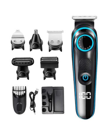 1 Set Mens Hair Clipper Barber Hair Clipper Men Beard Trimmer Cordless Hair Trimmer Electric Eyebrow Razor Manscape Trimmer for Men Electric Shears Charging Mode Beard