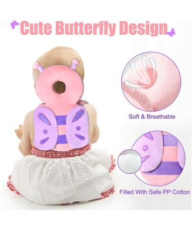 Okydoky Baby Safe Protector Cushion & Baby Knee Pads for Crawling Toddlers Safety Pad Adjustable Backpack Baby Back Protection for Walking & Crawling Butterfly.CA - Buy Online on GoSupps.com