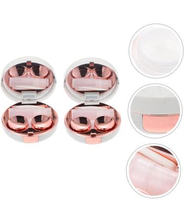 Homsfou Travel Contact Lens Container & Glasses Case - Durable Double Storage Box for Easy Carrying | Perfect for International Shipping - Buy Online on GoSupps.com