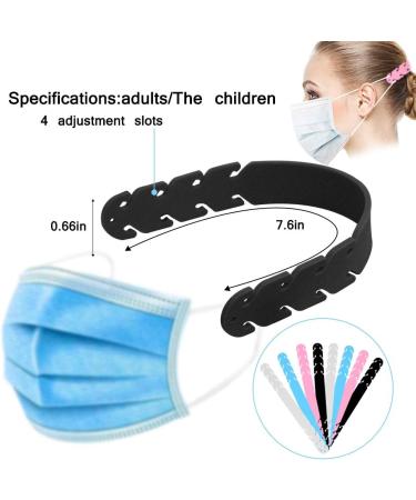 Buy Afunta Mask Ear Hook Belt Extension - 8 Anti-Slip Adjustable Ear Hooks & 8 Storage Clips | Comfort for Long Mask Wear - International Shipping - Buy Online on GoSupps.com