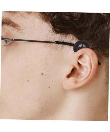 FOMIYES 20 Pairs Anti-Slip Ring Ear Hooks for Glasses - Comfort & Grip Eyeglasses Accessories in Black (1.5x1.5CM - Buy Online on GoSupps.com