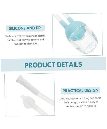 Healvian Baby Nasal Aspirator Suction Plates - 2pcs Infant Booger Removers for Nasal Cleaning - Baby Vacuum Pp Clearer Bulb Syringe - Buy Online on GoSupps.com