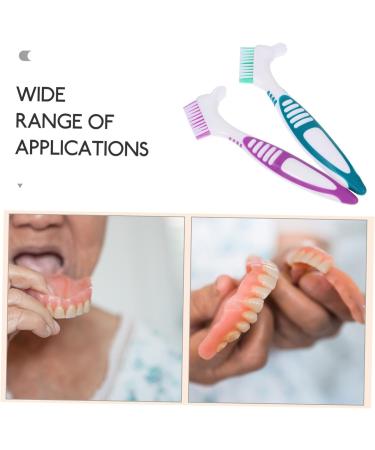 Buy Bcoath 2-Piece Dual-Sided Cleaning Brush for Prostheses & Braces | Best Toothbrush for Effective Cleaning - Buy Online on GoSupps.com
