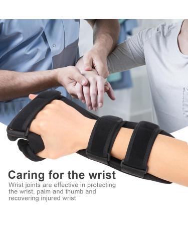 Gloves Holder Fix Plate for Hand Wrist Splint & Thumb Brace | Black Fracture Support 32x12cm - Buy Online on GoSupps.com