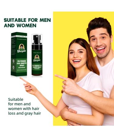 Polygonum Multiflorum Spray for Hair Growth | Natural He Shou Wu Serum for Thinning Hair | Herbal Hair Regrowth Solution for Men & Women - Buy Online on GoSupps.com