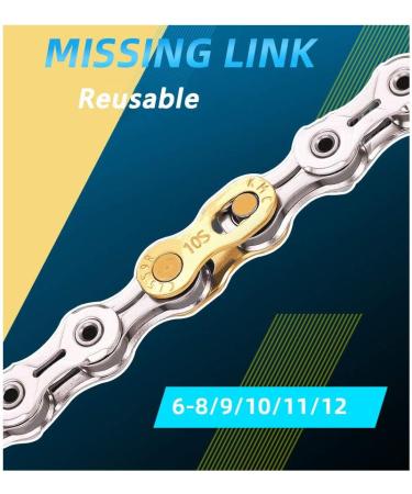 4 Pairs Bibike KMC Missing Link 6-12 Speed Quick Link - Silver - Buy Online on GoSupps.com