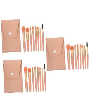 minkissy Makeup Tool 3 Sets Travel Makeup Women Makeup Supplies Eye Patches for Adults Face Beauty Tools Lip Brush Travel Kits for Women Makeup Brush for Women Miss Pu The Face Cosmetic