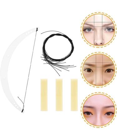 Abaodam 1 Set eyebrow tattoo ruler beauty tools microblading ruler practical eyebrow ruler guide bow - Buy Online on GoSupps.com