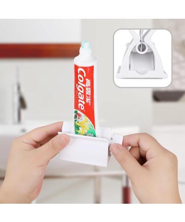 LONGFITE Toothpaste Squeezer Roller & Dispenser Stand Holder 2 Pack - Multipurpose Tube Item Organizer - Buy Online on GoSupps.com