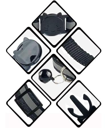 Cluos 12 PACK Reflective Cat Collars Quick Release with Bell Safety Nylon Kitten Collars Adjustable 19-32cm - Buy Online on GoSupps.com