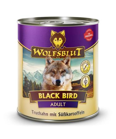 Wolfsblut Nourriture pour Chiens Adultes Black Bird - 800 g (Paquet de 6)