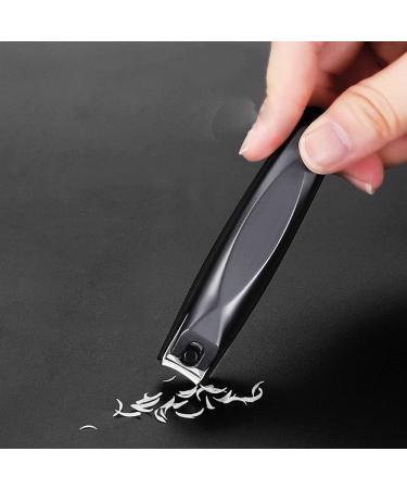 SUICRA Nail Clippers Fingernail Clipper Toenail 1PC Stainless Steel Nail Clippers Household Nail Clippers Diagonal Anti-Splash Waterproof Professional Nail Trimmer(Black Silver) (Color : Silver Siz Small Silver - Buy Online on GoSupps.com