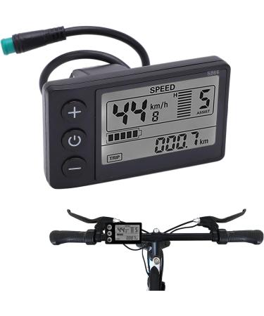 Alomejor S866 LCD Display - Large Screen LCD Display for Electric Bicycle (24V 36V 48V) with Waterproof Plug - Buy Online on GoSupps.com
