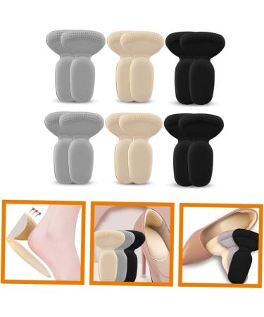 6 Pairs Reusable High Heel Half Size Insert Pads - Protective Heel Liners & Cushions for Comfortable Shoes - Assorted Colors & Adhesive Backing - Buy Online on GoSupps.com