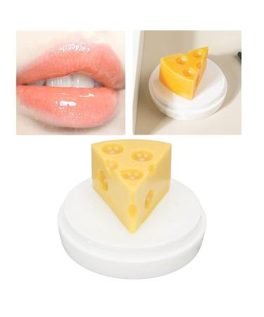 Cheese-Shaped Lip Balm - Moisturizing Repair for Dry Cracked Lips | 0.3 Oz Nourishing Sleep Care - Buy Online on GoSupps.com