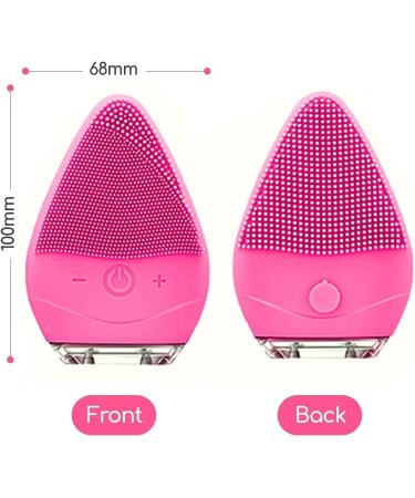 Edicare Pink Facial Cleaning Brush - Waterproof Electrical Massage Device for Deep Cleaning Anti-Aging & Peeling | 1 Piece - Buy Online on GoSupps.com