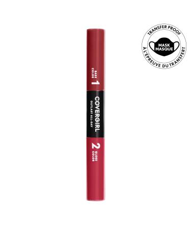 Covergirl Last All Day Color & Lip Gloss in Pretty Ruby - Long-Lasting Lip Color 0.2 oz | Shop Internationally - Buy Online on GoSupps.com