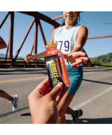 Honey Stinger Organic Strawberry Kiwi Energy Gel Caffeinated & Gluten Free for Exercise Running and Performance Sports Nutrition for Home & Gym Pre and Mid Workout 12 Pack 13.2 Ounce Strawberry Kiwi 1.1 Ounce (Pack o  - Buy Online on GoSupps.com