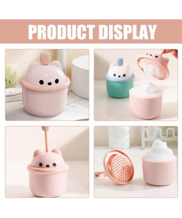 POPETPOP Whip Bubble Maker - Washing Face Bubble Maker Facial Foam Cup Face Wash Foam Maker Portable Washing Face Bubble Maker Pink - Buy Online on GoSupps.com