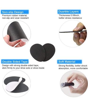 10 Pairs Black Non-Slip Adhesive Shoe Pads for High Heels - Anti-Slip Sole Protectors - Buy Online on GoSupps.com