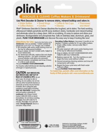Glisten DM06N Dishwasher Cleaner & Disinfectant + Plink Drinkware Descaler Tablets - Buy Online on GoSupps.com