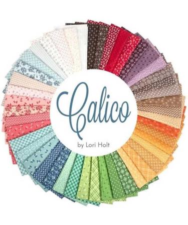Calico 2.5 Inch Rolie Polie: Lori Holt for Riley Blake Designs - 40 Pieces - Buy Online on GoSupps.com