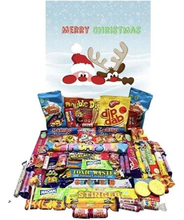 Christmas Reindeer Sweets Selection Box Sweets Pick N Mix The Ultimate Retro Sweet Selection 70s 80s Box Sweet Hamper -Present gift for Christmas - Buy Online on GoSupps.com