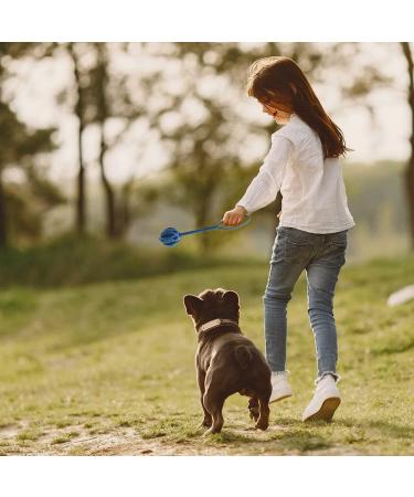 Petp l TPE Rubber Dog Toys: Food-Safe Frisbee Ball & Chewing Bones for Small & Large Dogs - Durable Water-Friendly & Fun - 6.5cm Blue - Buy Online on GoSupps.com