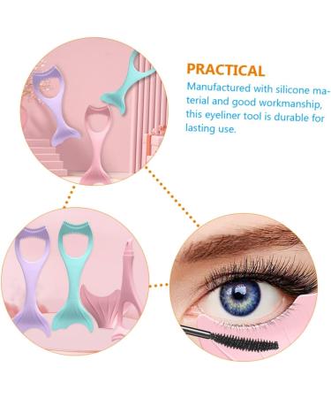 Mikinona In Tool Stencil Make Reusable Silica Silicone with Gel Wear-resistant and Women Protection Eyeliner 15X5.7CM Pink - Buy Online on GoSupps.com