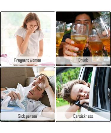 ATDAWN 50 Pack Disposable Vomit Bags - Travel Nausea Bags for Motion Sickness - Blue - Buy Online on GoSupps.com