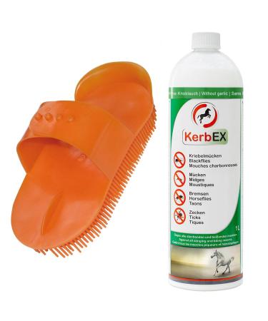 KerbEx green without garlic | Insect repellent for horses | Insect protection