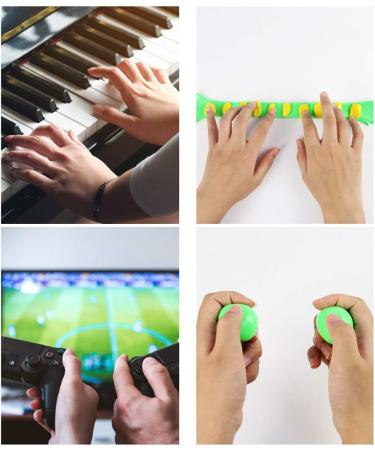 hfior 4 Pieces Therapy Putty Hand Squeezer Putty for Hand Training Therapy Putty - Buy Online on GoSupps.com
