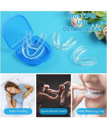 ACWOO Mouth Guard for Grinding Teeth and Clenching 4 Pack Sleep Mouth Guard Dental Night Guards Reusable Mouth Guards Grinding Teeth to Prevent Bruxism Mouth Shield for Sleeping & TMJ Relief (B) - Buy Online on GoSupps.com