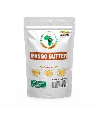 Authentic Organic Raw Mango Butter 0.5 LB - Unrefined Pure Butter for DIY Face Body & Hands - Creamy African Import - Resealable Bag - Buy Online on GoSupps.com