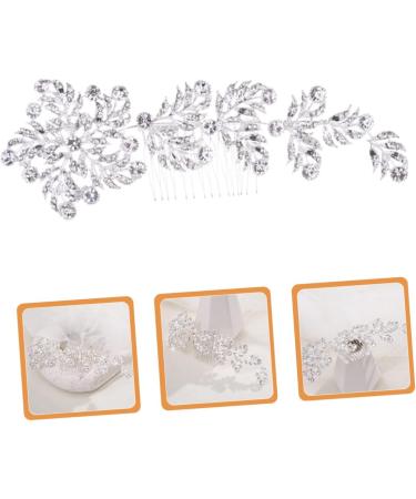 TOVINANNA Bridal Headwear Tiara Rhinestones Wedding Hair Accessories Bride Hair Side Comb Rhinestone Hair Accessories Crystal Hair Accessories Alloy Dinner Party The Flowers Hair up - Buy Online on GoSupps.com