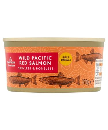 Morrisons Skinless and Boneless Wild Pacific Red Salmon 105 g