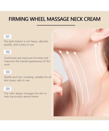 Firming Neck Cream Tighten and Lift Neck Cream with Double Roller Massage Neck Tightening Cream Anti-Aging Neck Cream for Lifting and Tightening Moisturizing and Nourishing (1) - Buy Online on GoSupps.com