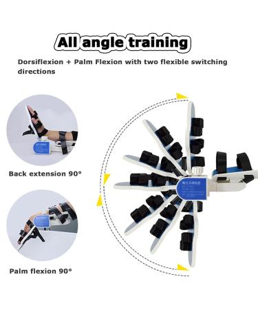 Finger Wrist Brace Training Rehabilitation Equipment Finger Orthotics Fingerboard Full Angle Training for Wrist Fracture Postoperative Stiffness Post-operative Stiffness Pain Relief - Buy Online on GoSupps.com