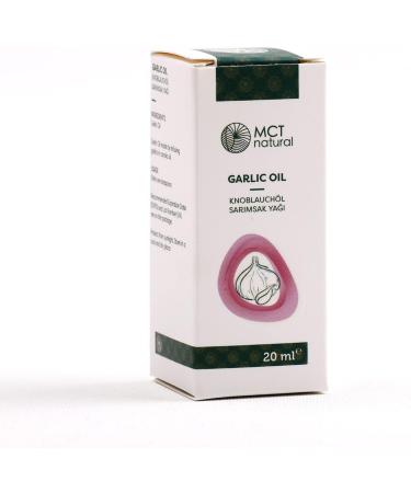 MCT Natural Garlic Oil 20ml - 100% Natural Care Oil | Strengthens Immunity Bones & Fights Hair Loss | Aromatherapy & Antibacterial Natural Cosmetics - Buy Online on GoSupps.com