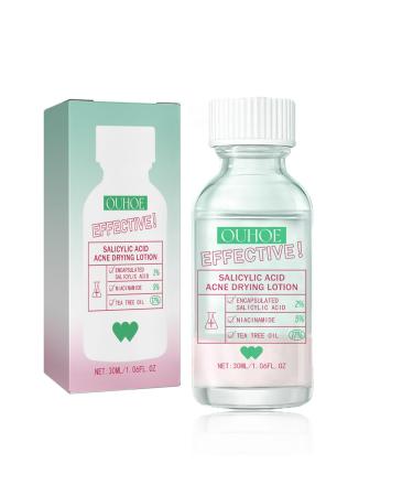 Salicylic Acid Acne Drying Lotion - Acne Treatment - Overnight Drying Lotion for Spot Treatment - Blackhead Remover - Acne Spot Remover for Face - Anti Acne Face Serum - Pimple Lotion for Redness