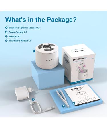 Nettoyeur Ultrasons avec St rilisation par UV Haute Fr quence 45kHz Ultrasonic Cleaner 4 Modes Affichage num rique HD 200 ml pour Dentaires Appareils de Contention Goutti res de Nuit etc. Blanc - Buy Online on GoSupps.com
